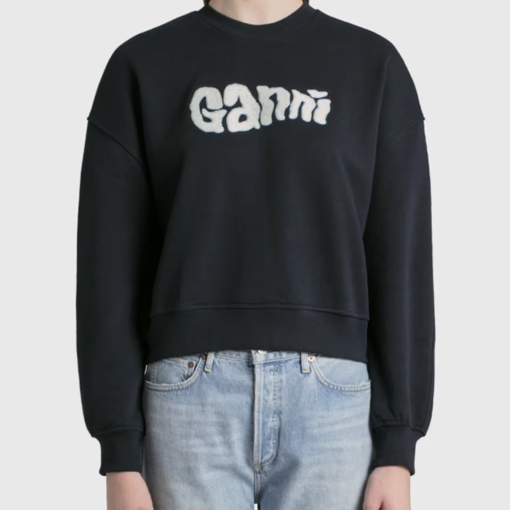 Ganni logo sweatshirt